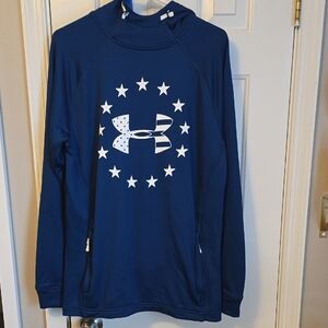 Under Armour Men's Blue Turtleneck Sweater